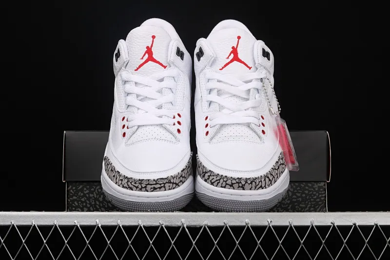 All categories Air Jordan Jordan series basketball shoes Air Jordan 3 Air Jordan 3 Retro AJ3 Joe 3 "Hurricane" "Catalina" first layer genuine label 136064-116